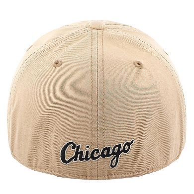 Men's '47 Khaki Chicago White Sox Dusted Franchise Fitted Hat