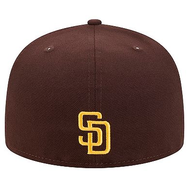 Men's New Era Brown San Diego Padres Ransom 59FIFTY Fitted Hat