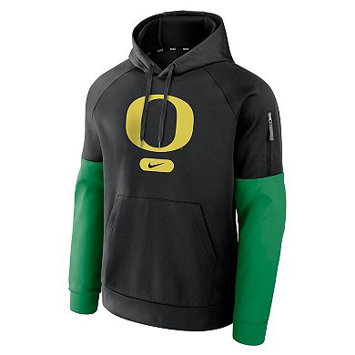 Men's Nike Black Oregon Ducks Fitness Performance Pullover Hoodie