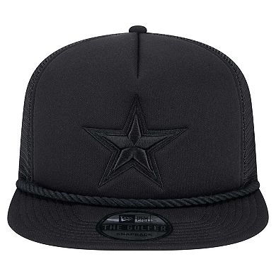 Men's New Era Black Dallas Cowboys Active Tone Golfer Snapback Hat