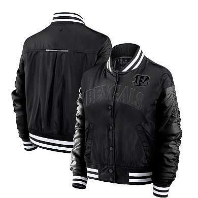 Women's Fanatics Black Cincinnati Bengals Elements Wave Full-Snap Jacket