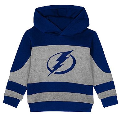 Toddler Black/Blue Tampa Bay Lightning Puck Hero Fleece Hoodie and Sweatpants Set