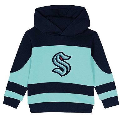 Toddler Black/Blue Seattle Kraken Puck Hero Fleece Hoodie and Sweatpants Set