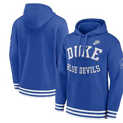 Nike Mens 2XL Duke Blue factory Devils Logo Cotton Blend Hoodie Sweatshirt