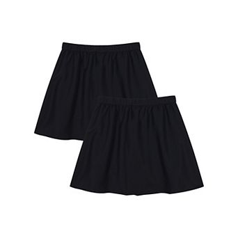 Girls 6-16 Approved Schoolwear 2-Pack Pull-On Uniform Skort