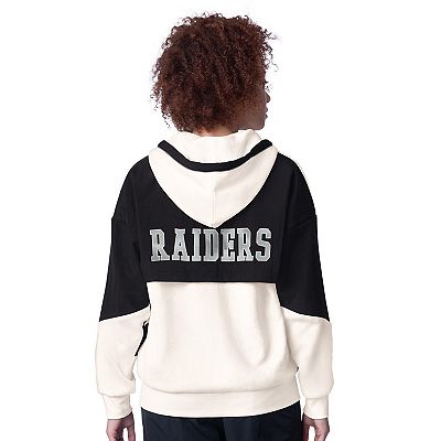 売れ筋商品|||スターター カットソー トップス レディース Women's White Las Vegas Raiders Scrimmage Full-Zip Hoodie White, Black Women's Starter White Las Vegas Raiders Scrimmage Full-Zip