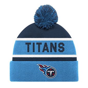 Unisex Starter Light Blue Tennessee Titans Cuffed Knit Hat with Pom