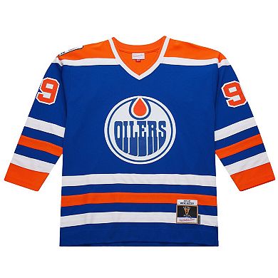 Men's Wayne Gretzky Royal Edmonton Oilers 1979-80 Power Play Jersey