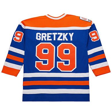 Men's Wayne Gretzky Royal Edmonton Oilers 1979-80 Power Play Jersey