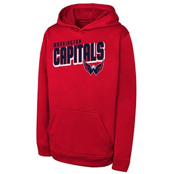 Youth Red Washington Capitals Cyber Punk Performance Hoodie