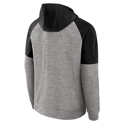 Men's Nike Heather Gray Iowa Hawkeyes Fitness Raglan Performance