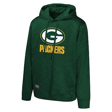 Men's Green Green Bay Packers Streak Fleece Pullover Hoodie