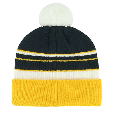 Youth '47 Navy West Virginia Mountaineers Peewee Cuffed Knit Hat with Pom