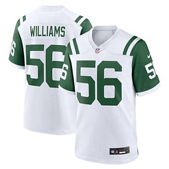 Men's Nike Quincy Williams White New York Jets Alternate Game Jersey