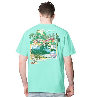 Men's Margaritaville Light Blue Seattle Kraken Time Flies T-Shirt