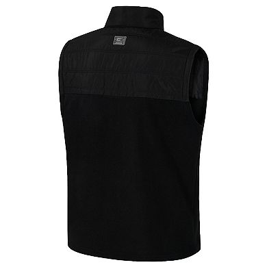 Men's Colosseum Black UCF Knights Block The Sun Full-Zip Vest