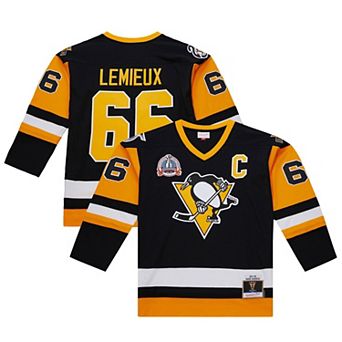 Men's Mario Lemieux Black Pittsburgh Penguins 1991-92 Power Play Jersey