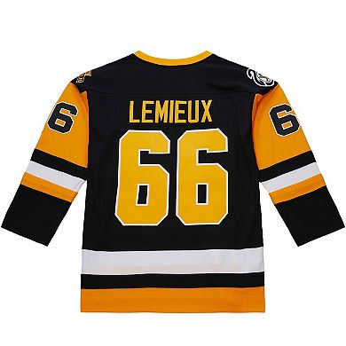 Men's Mario Lemieux Black Pittsburgh Penguins 1991-92 Power Play Jersey