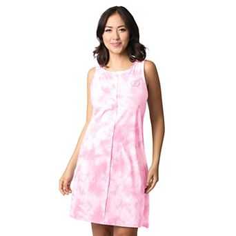 Women's Margaritaville Pink Tampa Bay Lightning Clouds Tie-Dye Dress
