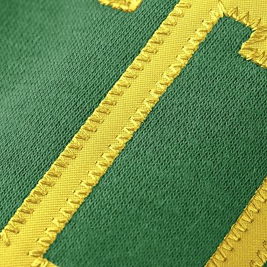 Men's Nike Green Oregon Ducks Legacy Classic Tackle Twill Embroidered Arch Over Logo Pullover Sweatshirt