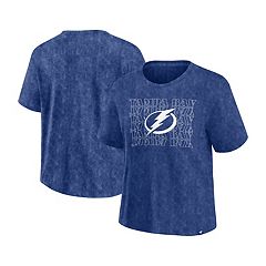売れ筋商品|||ニューエラ カットソー トップス レディース Women's Blue Tampa Bay Lightning Game Day Rhine Studs T-Shirt Blue Womens Tampa Bay Lightning Shirts | Kohl's