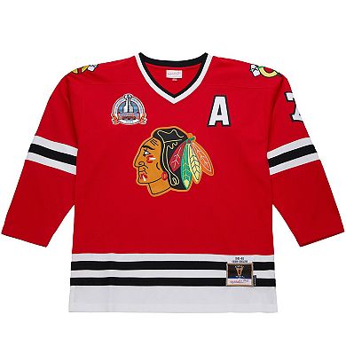 Men's Chris Chelios Red Chicago Blackhawks 1991-92 Power Play Jersey