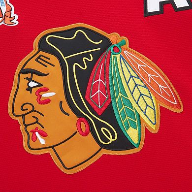Men's Chris Chelios Red Chicago Blackhawks 1991-92 Power Play Jersey