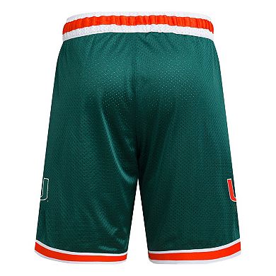 Men's adidas Green Miami Hurricanes Swingman Replica Basketball Shorts