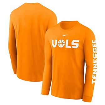 Men's Nike Tennessee Orange Tennessee Volunteers Basketball Icon Two-Hit Long Sleeve T-Shirt