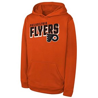 Youth Orange Philadelphia Flyers Cyber Punk Performance Hoodie