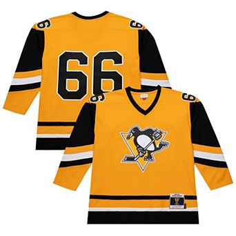 Men's Mario Lemieux Gold Pittsburgh Penguins 1984-85 Power Play Jersey