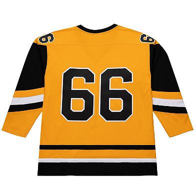 Men's Mario Lemieux Gold Pittsburgh Penguins 1984-85 Power Play Jersey