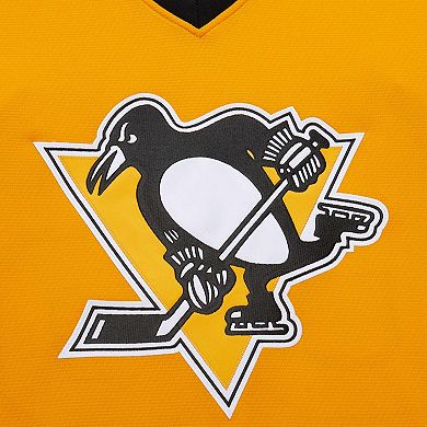 Men's Mario Lemieux Gold Pittsburgh Penguins 1984-85 Power Play Jersey