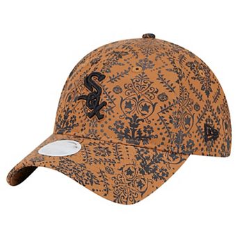 Women's New Era Brown Chicago White Sox Vintage Deco 9TWENTY Adjustable Hat