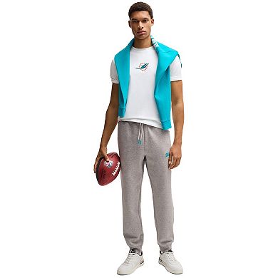 Unisex Hugo Boss White Miami Dolphins Brady T-Shirt