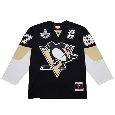 Men's Sidney Crosby Black Pittsburgh Penguins 2008-09 Power Play
