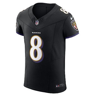Men's Nike Lamar Jackson Black Baltimore Ravens Alternate Vapor F.U.S.E. Elite Jersey
