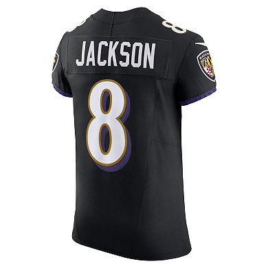 Men's Nike Lamar Jackson Black Baltimore Ravens Alternate Vapor F.U.S.E. Elite Jersey