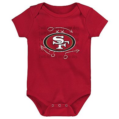 Newborn & Infant San Francisco 49ers Team Starter 3-Pack Bodysuit Set