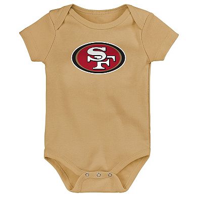 Newborn & Infant San Francisco 49ers Team Starter 3-Pack Bodysuit Set