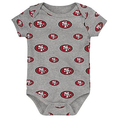 Newborn & Infant San Francisco 49ers Team Starter 3-Pack Bodysuit Set