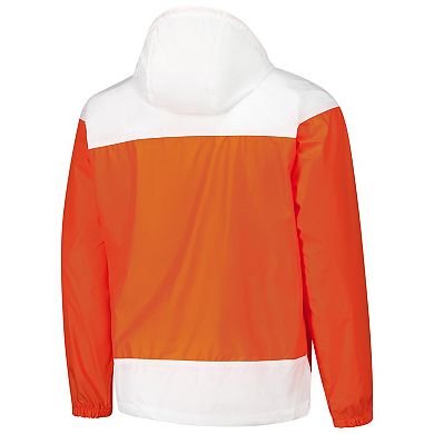 Men's Columbia Orange Clemson Tigers Flash Challenger II Omni-Shade Full-Zip Windbreaker Jacket