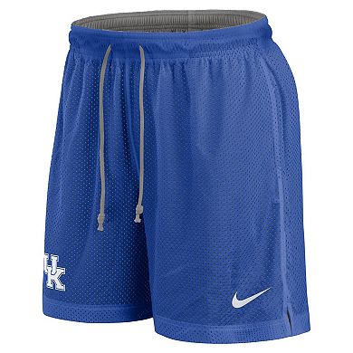 Men's Nike Royal/Heather Gray Kentucky Wildcats Player Reversible Shorts