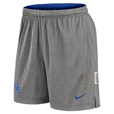 Men's Nike Royal/Heather Gray Kentucky Wildcats Player Reversible Shorts