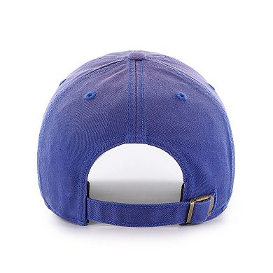Men's '47 Royal New York Giants Dusted Relaxed Clean Up Adjustable Hat