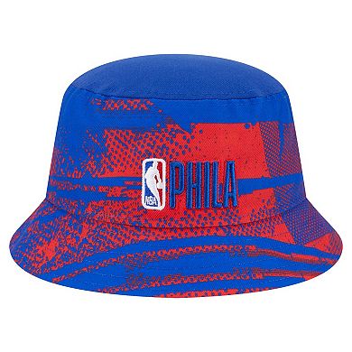 Men's New Era Royal/Red Philadelphia 76ers Tip-Off Bucket Hat