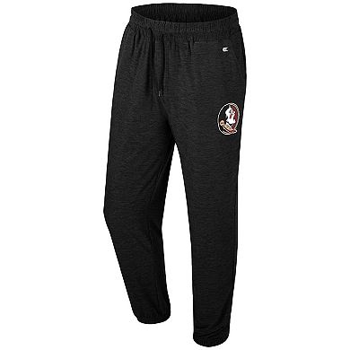 Men's Colosseum Black Florida State Seminoles Revolution Jogger Pants
