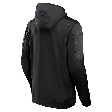 Men's Fanatics Black Phoenix Suns Baller Defender Performance Full-Zip Hoodie