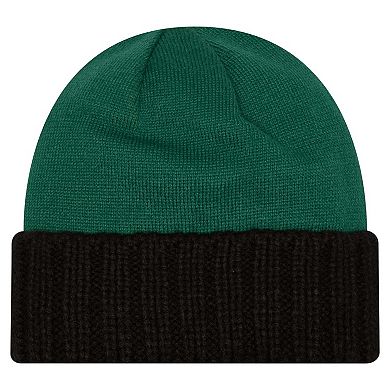Men's New Era Green New York Jets Oversize Cuffed Knit Hat