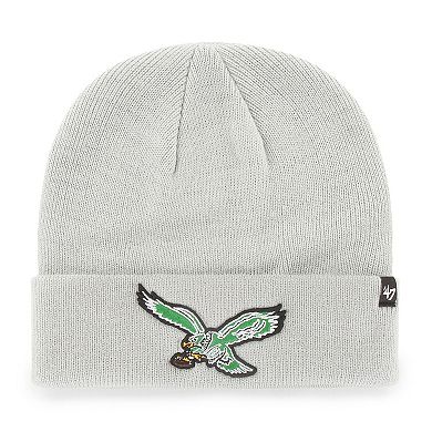 Men's '47 Gray Philadelphia Eagles Legacy Cuffed Knit Hat